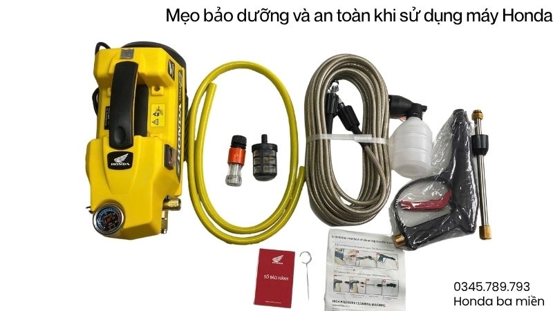 Mẹo bảo dưỡng và an toàn khi sử dụng máy Honda 