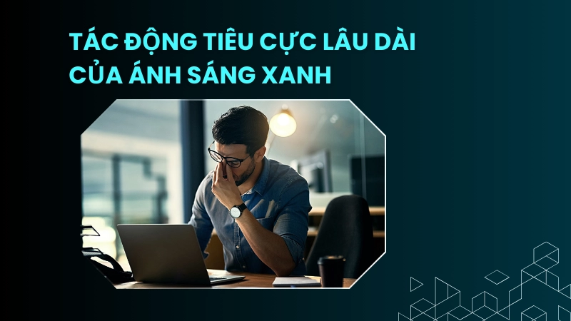 Đôi mắt mệt mỏi và đỏ hoe do tiếp xúc nhiều với máy tính