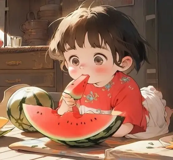Ảnh avatar dưa hấu độc đáo, tươi mới, mang phong cách riêng
