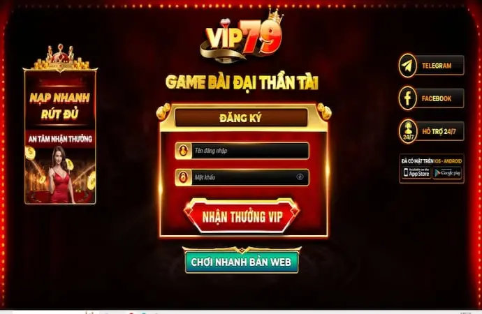 Cổng game Vip79 - Sân chơi giải trí đỉnh cao với hàng trăm trò chơi thú vị và cơ hội kiếm tiền hấp dẫn