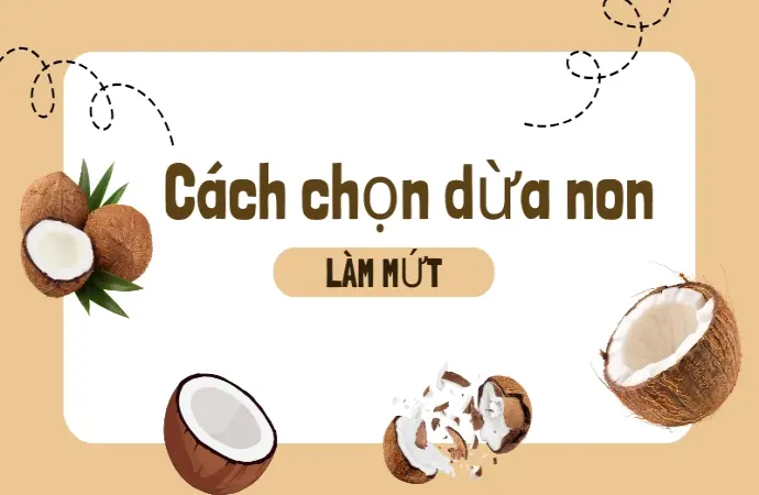 Cách làm mứt dừa non dẻo thơm, ngọt thanh chuẩn vị Tết