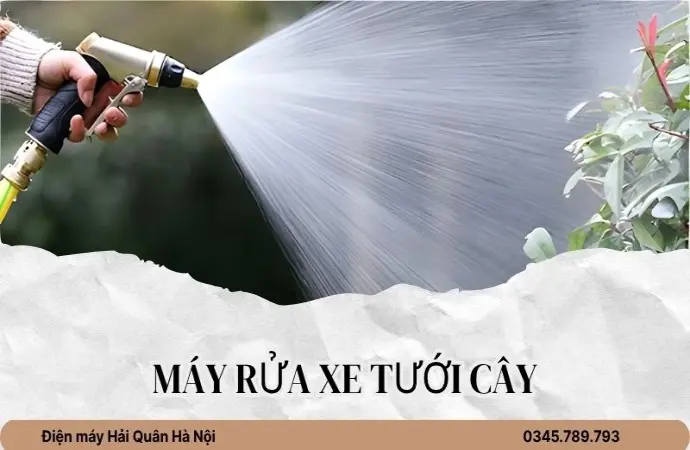 Máy rửa xe tưới cây: Ý tưởng hay hay “tai họa” bất ngờ?