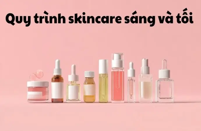 Quy trình skincare sáng và tối cứu vãn làn da đang hư tổn
