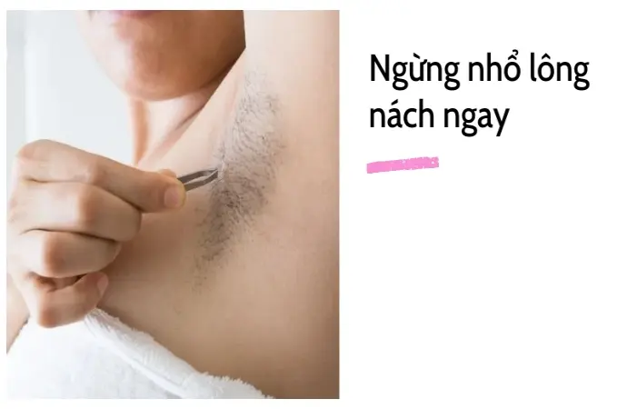 Tôi đã hối hận vì tác hại của việc nhổ lông nách sai cách