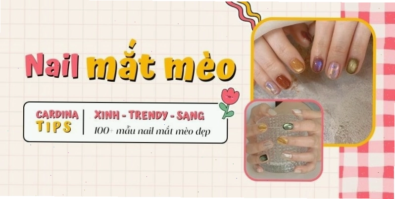 100+ mẫu nail mắt mèo đẹp, sành điệu, chuẩn trend cho nàng
