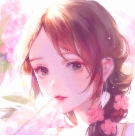 Ảnh anime cô gái với mái tóc và trang phục đáng yêu