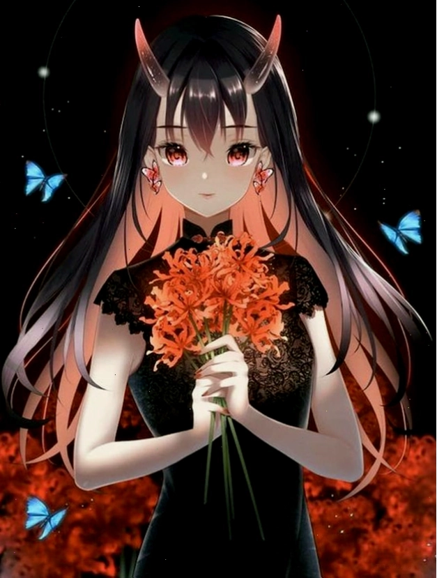 Ảnh anime hoa bỉ ngạn đỏ, biểu tượng cho hồi ức đau thương và chia ly