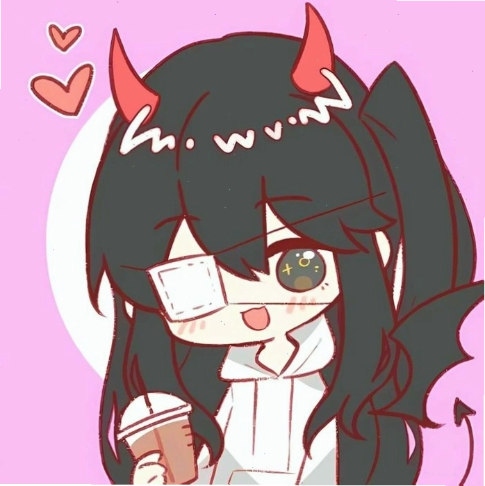 Avatar ác quỷ anime chibi dễ thương và đáng yêu với ánh mắt lém lỉnh