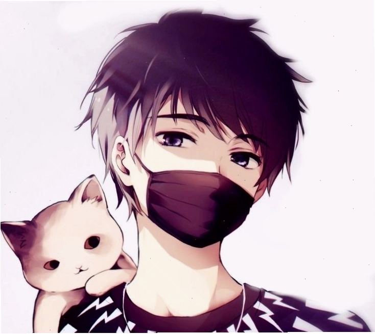Avatar anime với hiệu ứng ánh sáng lung linh