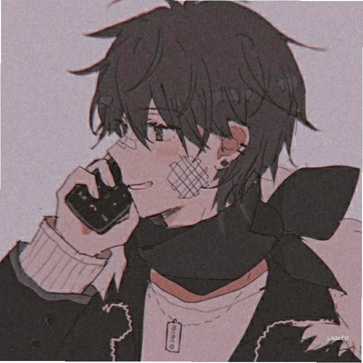 Avatar đôi anime nữ ngầu và nam tính