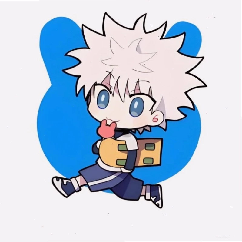 Avatar Killua chibi cute với các hoạt ảnh đáng yêu