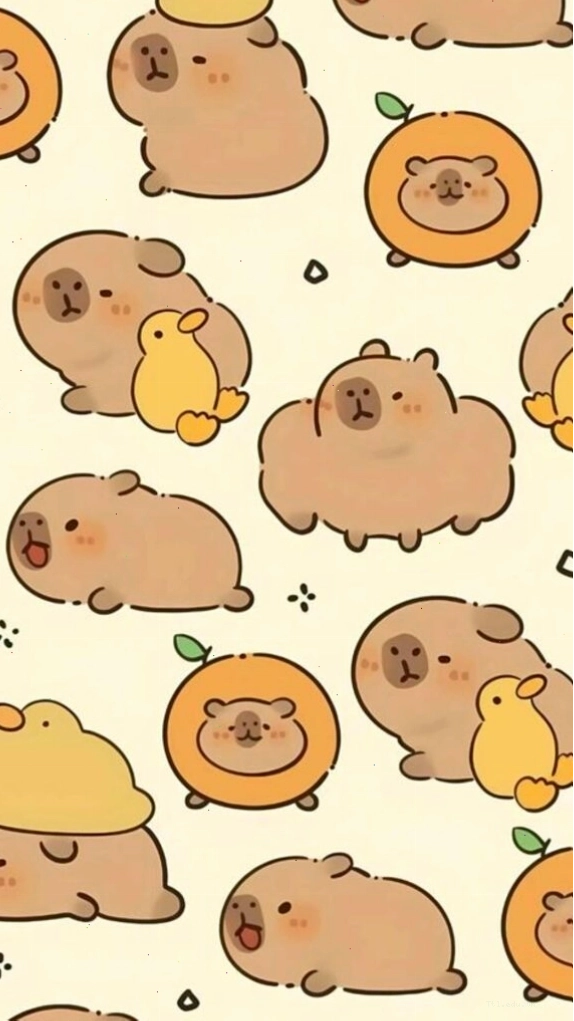Avatar vô tri meme Capybara và vịt vàng