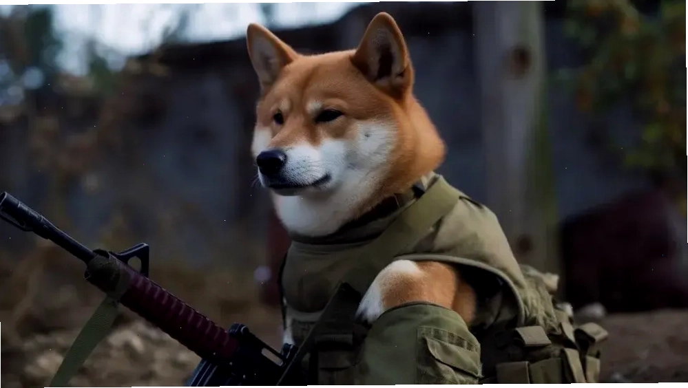 Bộ sưu tập ảnh meme chó Shiba cầm súng chất lượng cao tại Selfish Meme