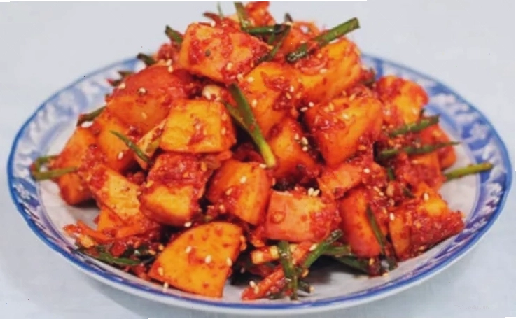 Cách làm kim chi củ cải với gia vị đậm đà