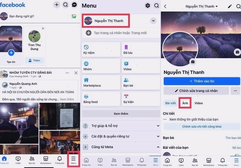 Cài đặt avatar Facebook mặc định mới cho tài khoản