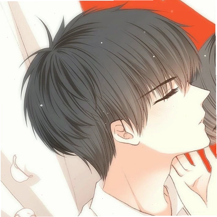 Cặp đôi anime nắm tay nhau trên nền phong cảnh lãng mạn