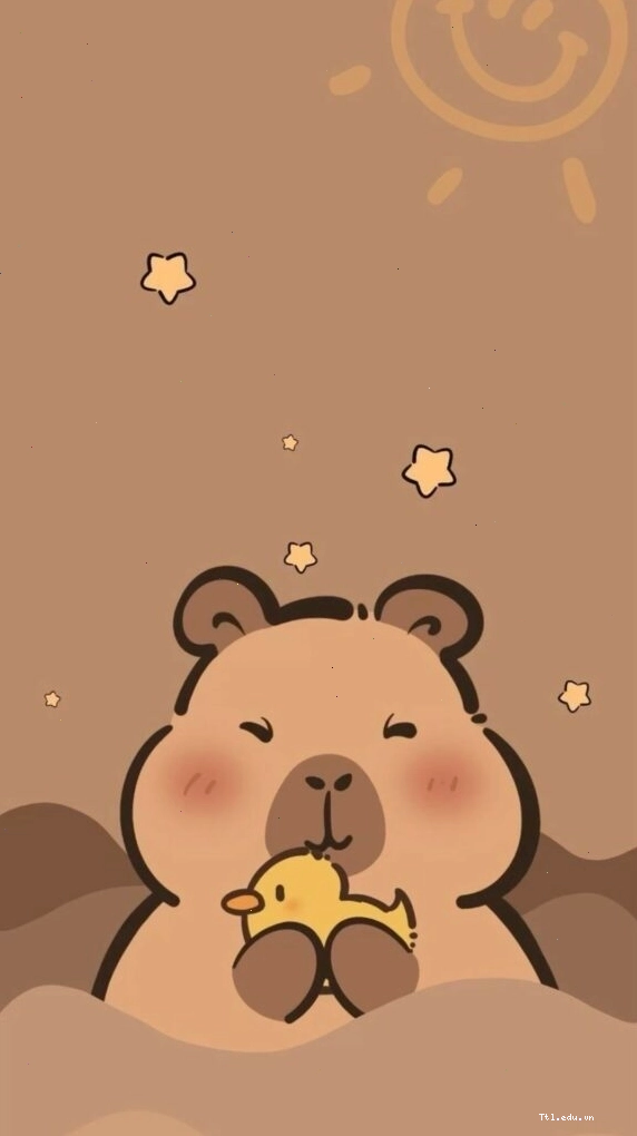 Capybara và chú vịt vàng trong avatar đôi vô tri