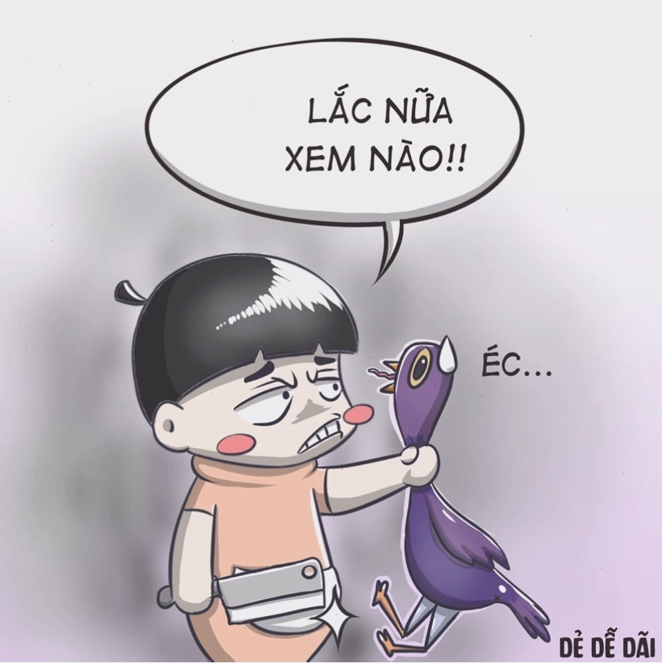 Chim cánh cụt với dáng vẻ hài hước trong meme