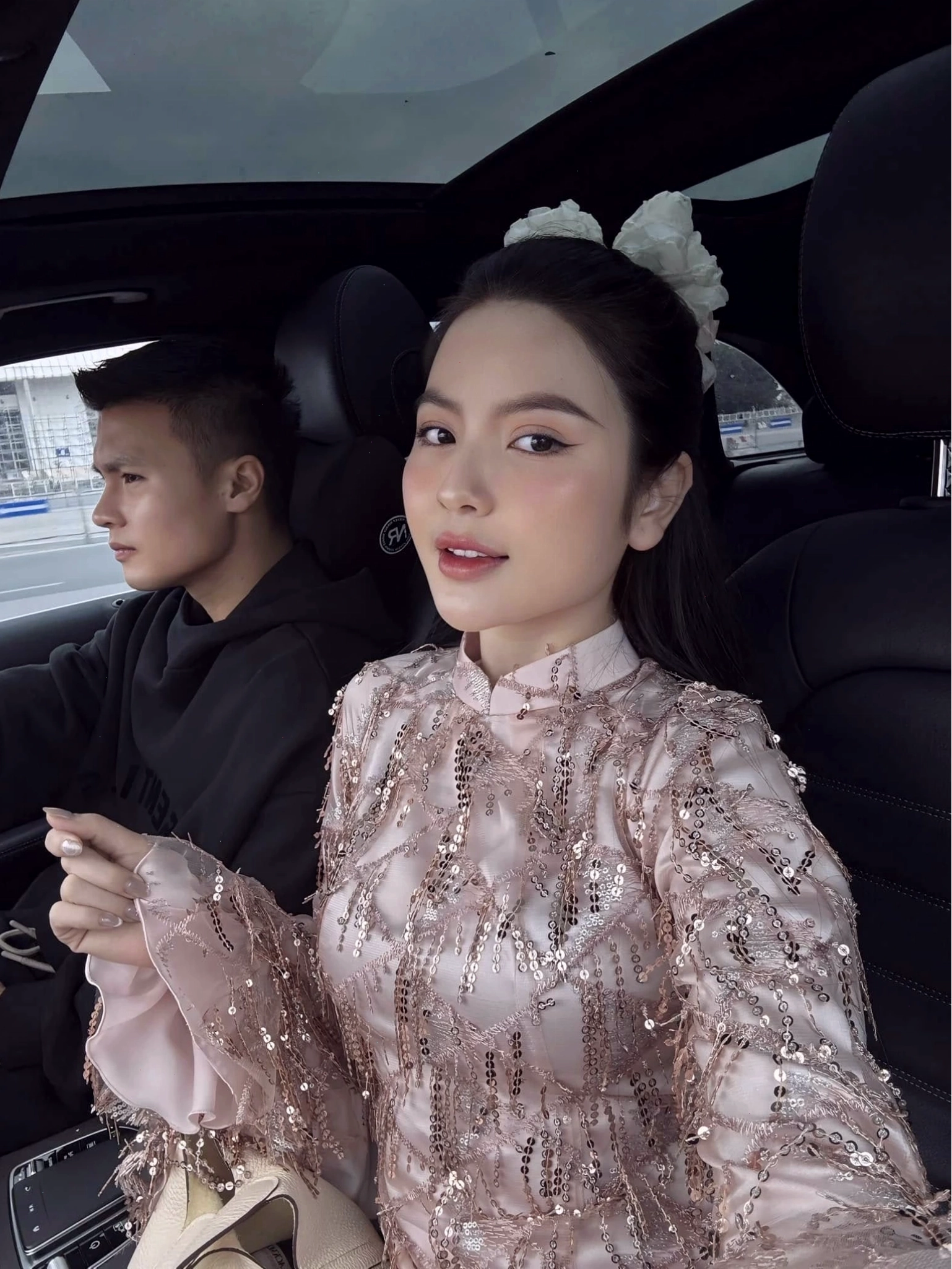 Chu Thanh Huyền và Quang Hải cùng nhau đi sự kiện