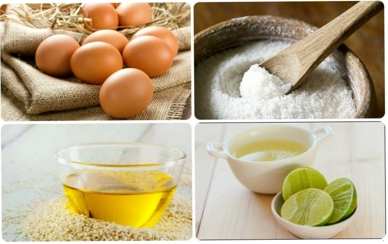 Chuẩn bị đầy đủ các nguyên liệu làm sốt bơ trứng gà