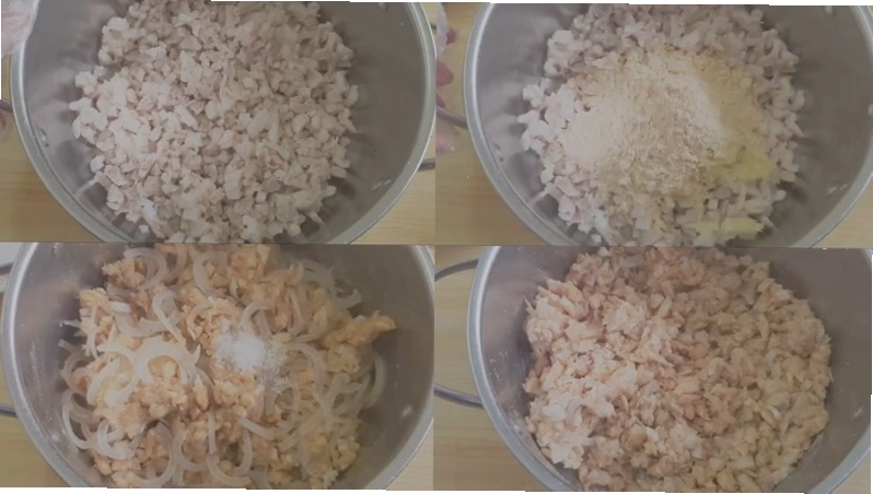 Chuẩn bị nguyên liệu làm nem nắm Nam Định