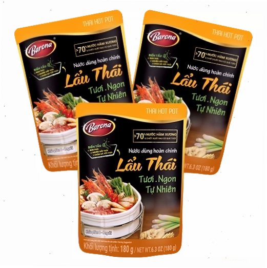 Combo 3 gói nước dùng lẩu Thái Barona
