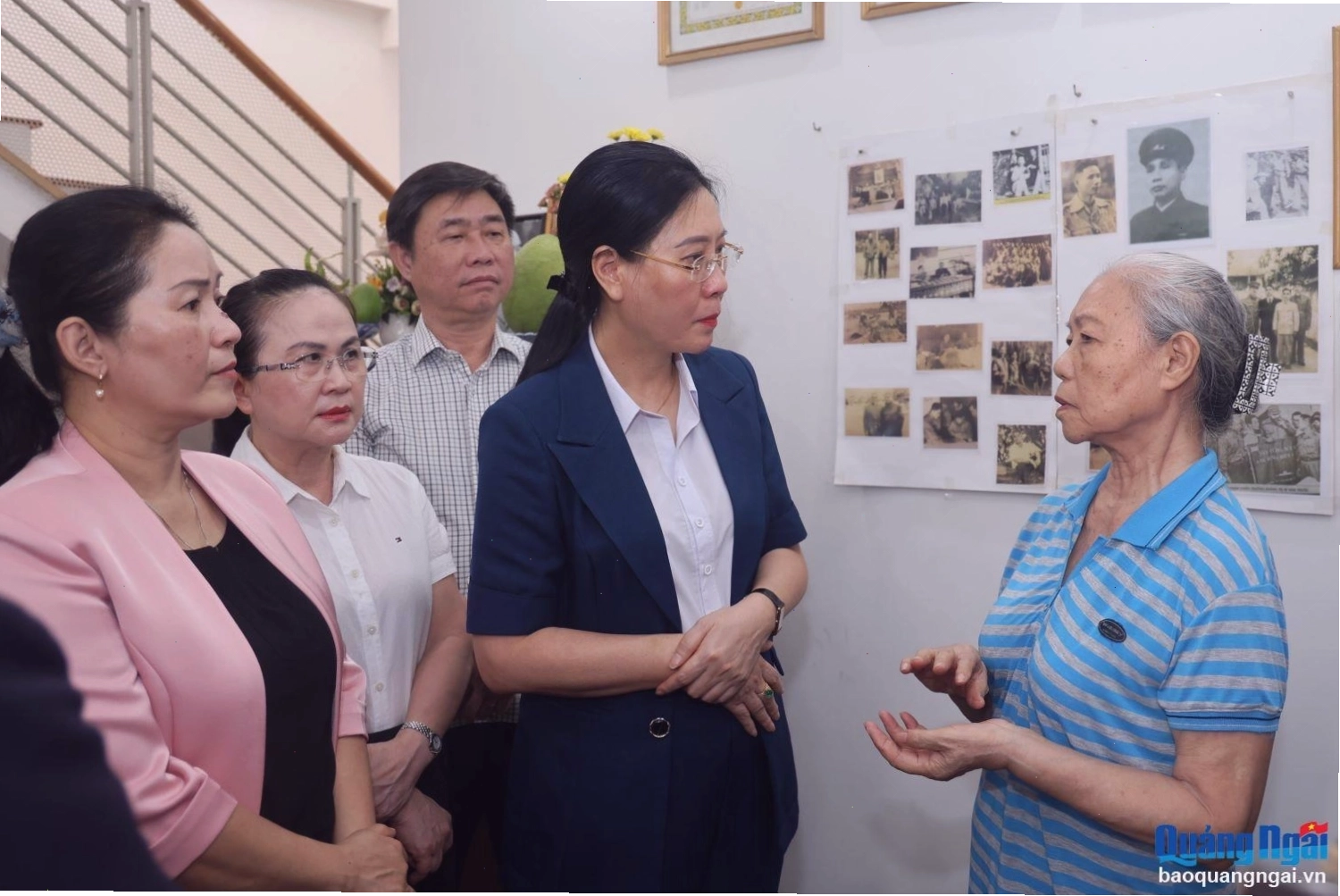 Gia đình đồng chí Trần Nam Trung bày tỏ sự cảm ơn.