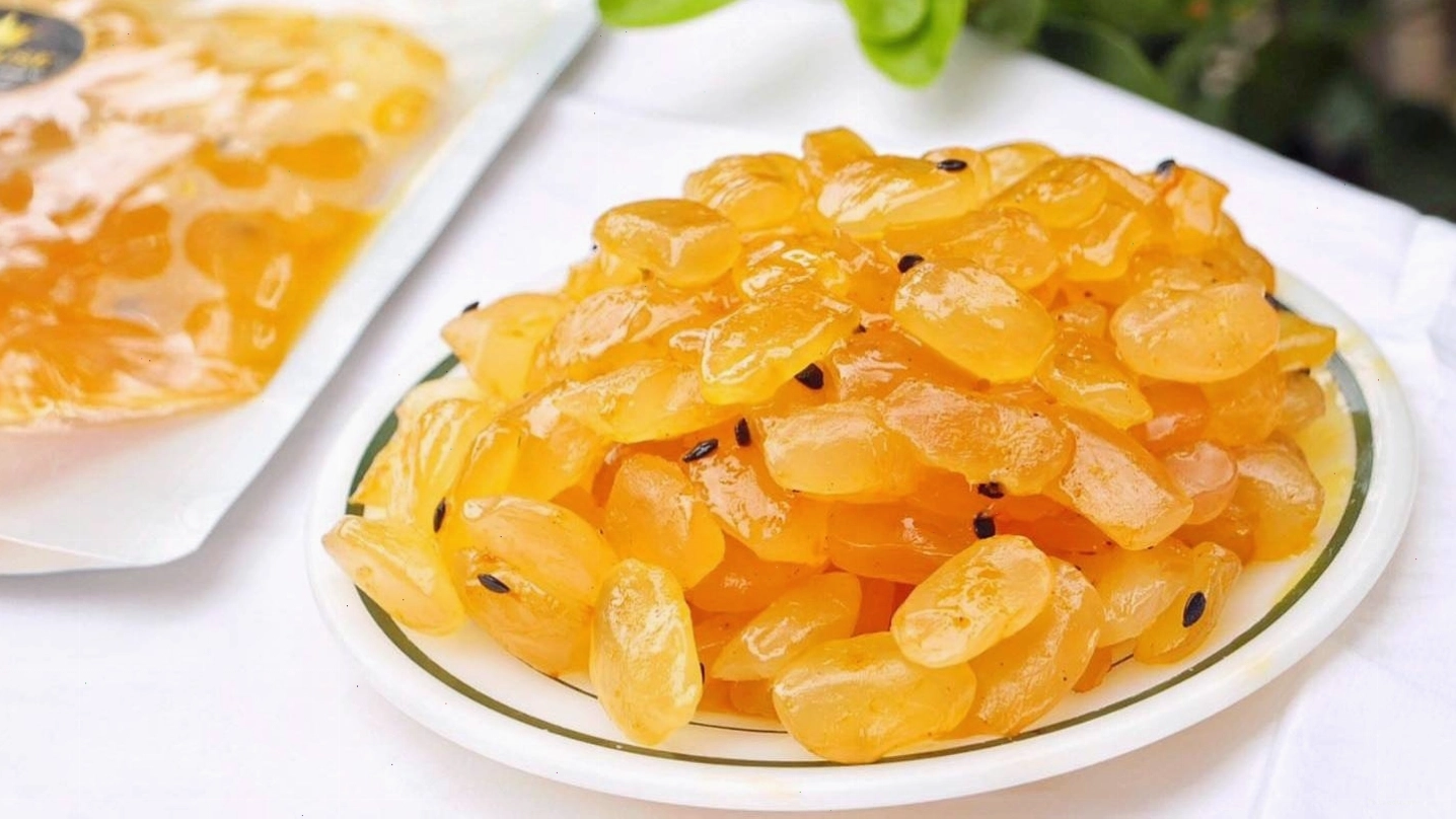 Hạt đác rim chanh leo với vị chua ngọt hấp dẫn