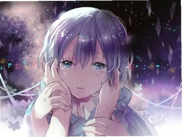 Hình ảnh anime nữ khóc thầm đầy ám ảnh và nghệ thuật