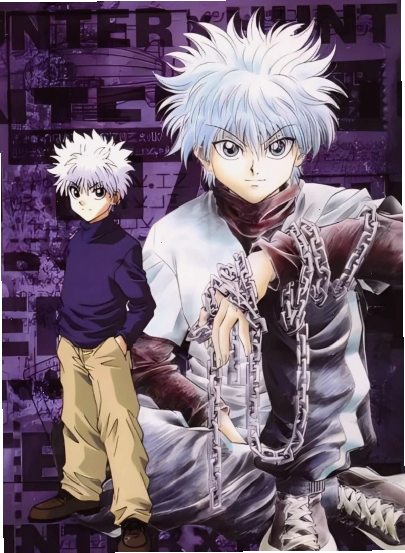 Hình ảnh Killua đang suy tư, thể hiện chiều sâu tâm lý nhân vật