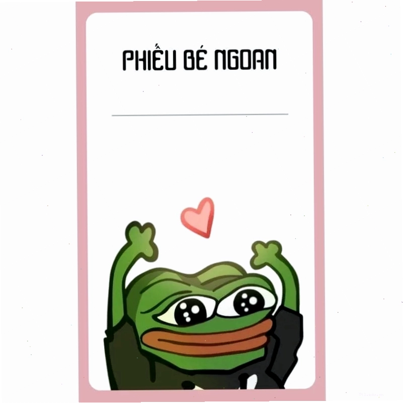 Hình ảnh minh họa sức hút của phiếu bé ngoan meme trên mạng xã hội