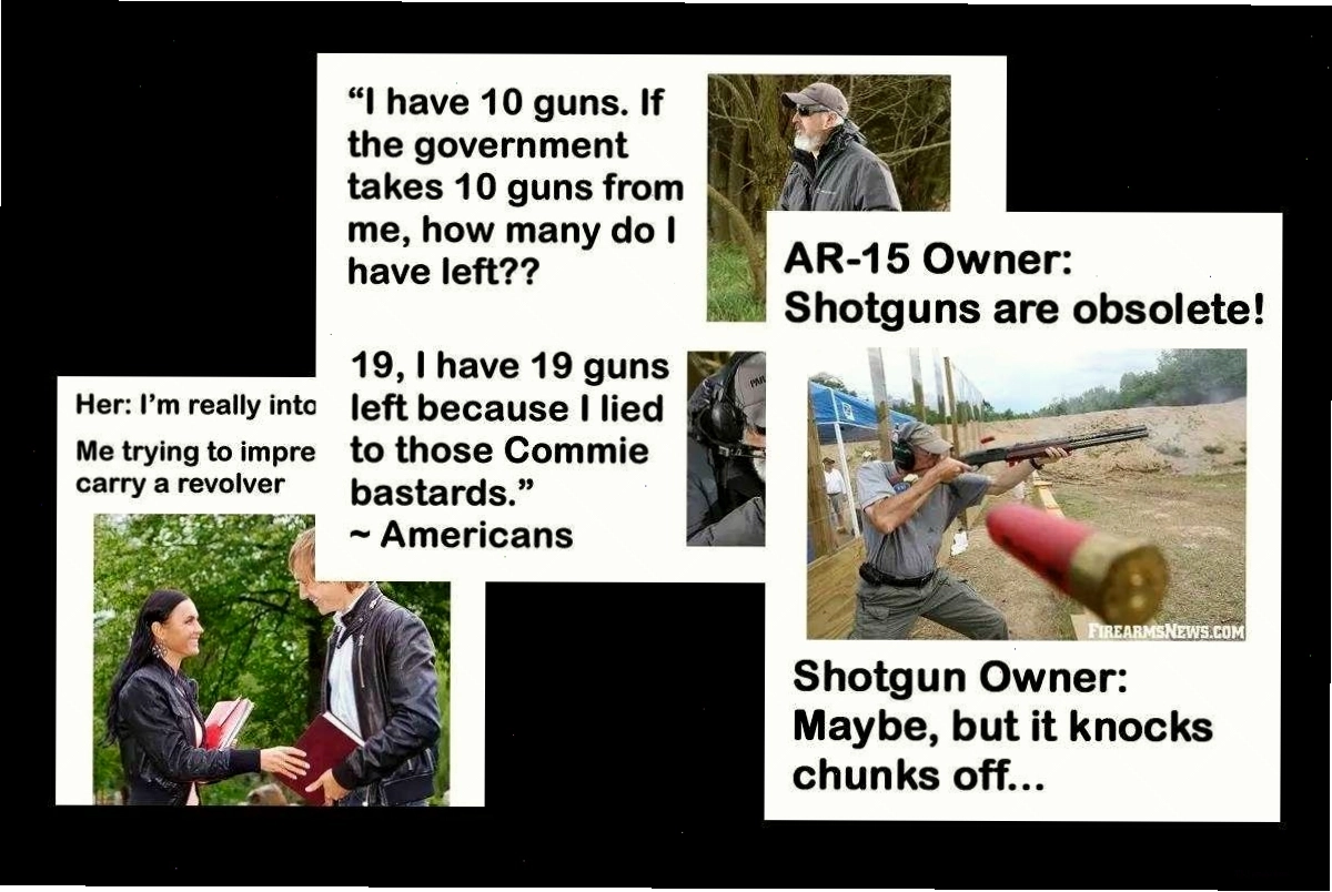 Hình ảnh tổng hợp các gun meme hài hước