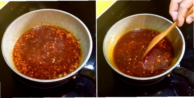 Hoàn thiện nước sốt bò bít tết