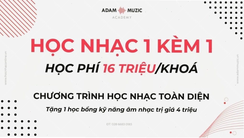 Học nhạc online tại Adam Muzic