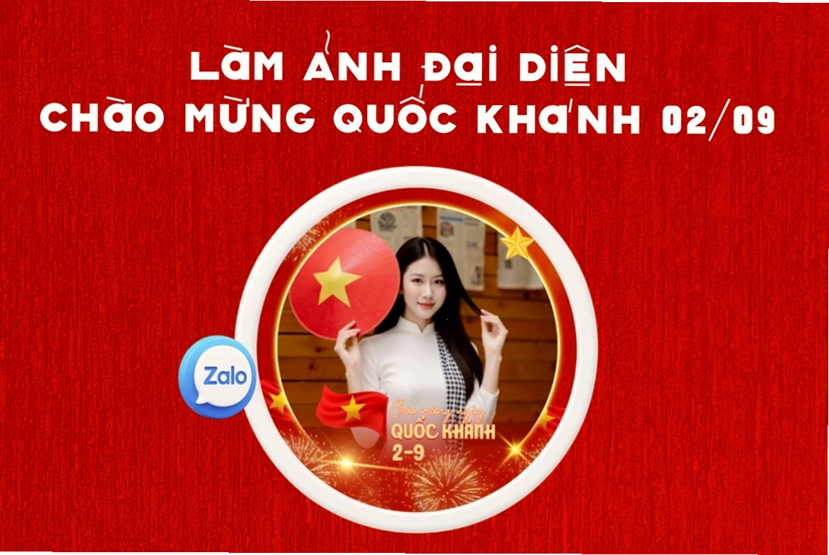 Hướng dẫn tạo khung avatar Facebook, Zalo mừng Quốc Khánh 2/9 bằng công cụ trực tuyến