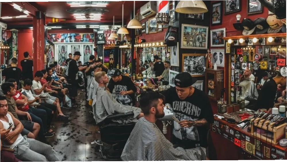 Không gian chuyên nghiệp tại Liem Barbershop
