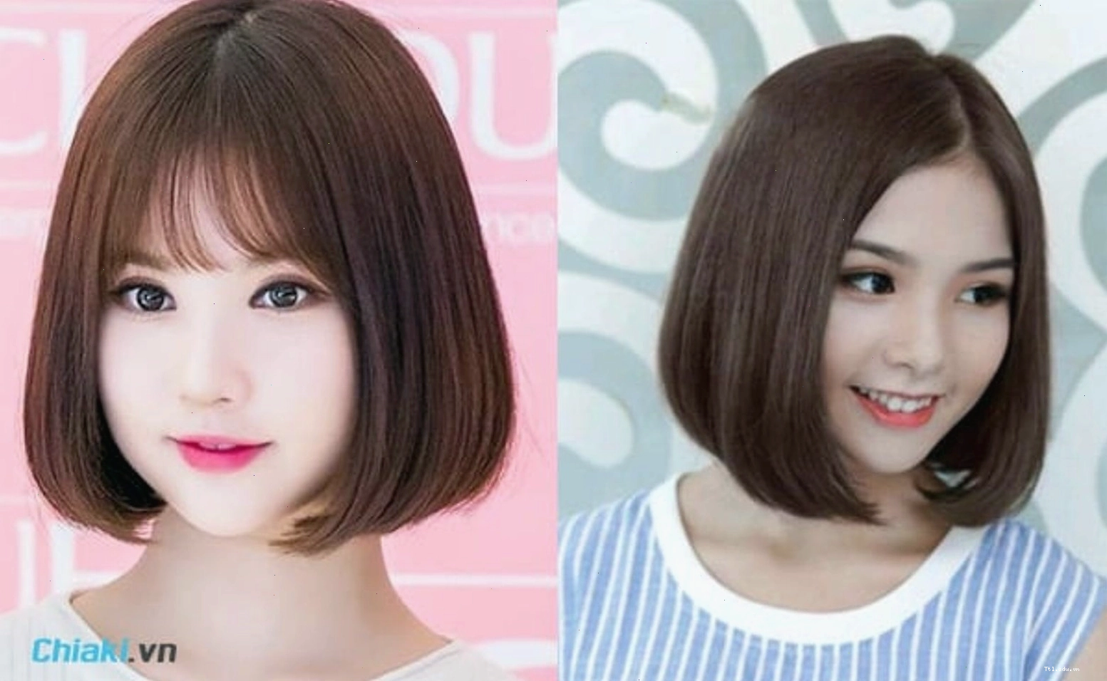 Kiểu tóc ngắn nữ uốn cúp thanh lịch