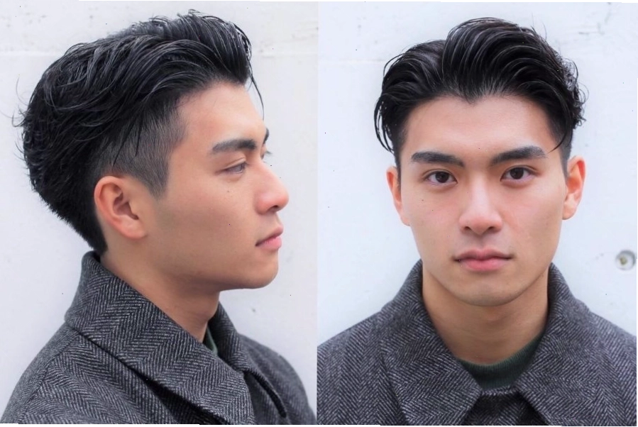 Kiểu tóc Quiff cho nam mặt tròn
