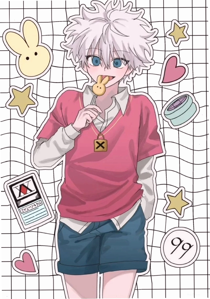 Killua phiên bản chibi siêu dễ thương, thu hút mọi ánh nhìn