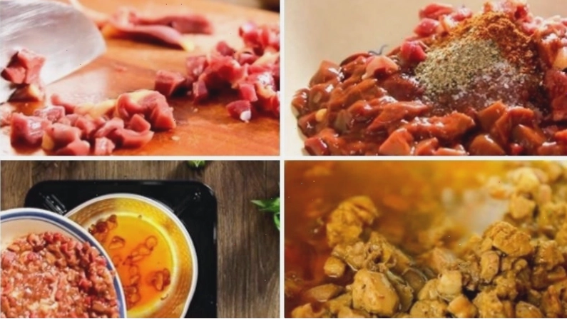 Làm nước mạ cho cơm gà Hội An