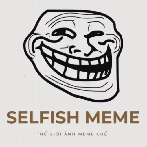 Logo trang Selfish Meme nơi lưu trữ nhiều meme gấu trúc độc đáo