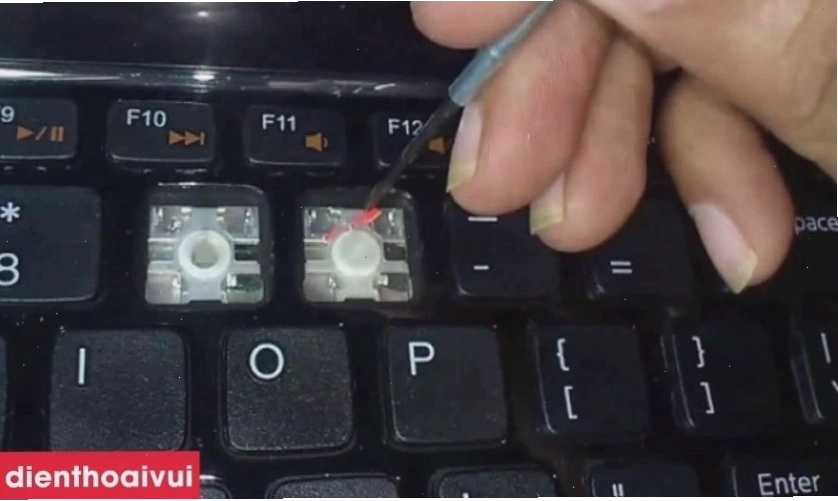 Lỗi bàn phím bị lỗi một nút trên laptop phổ thông