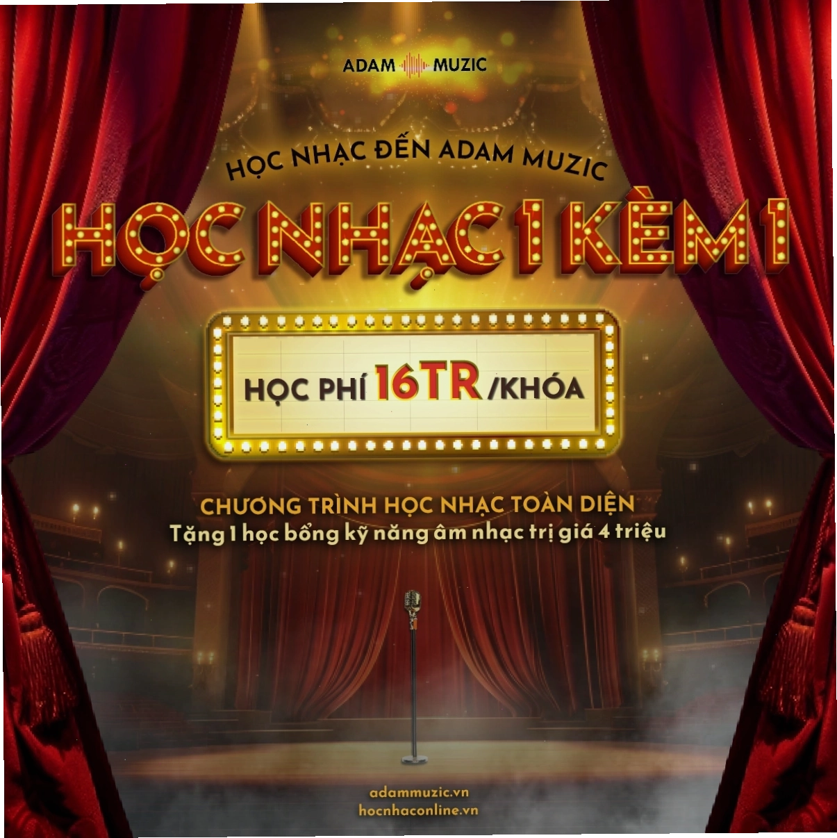 Lớp học nhạc piano tại Adam Muzic