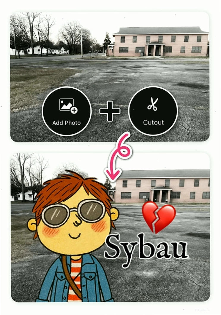 Lưu và chia sẻ Sybau meme đã hoàn thành