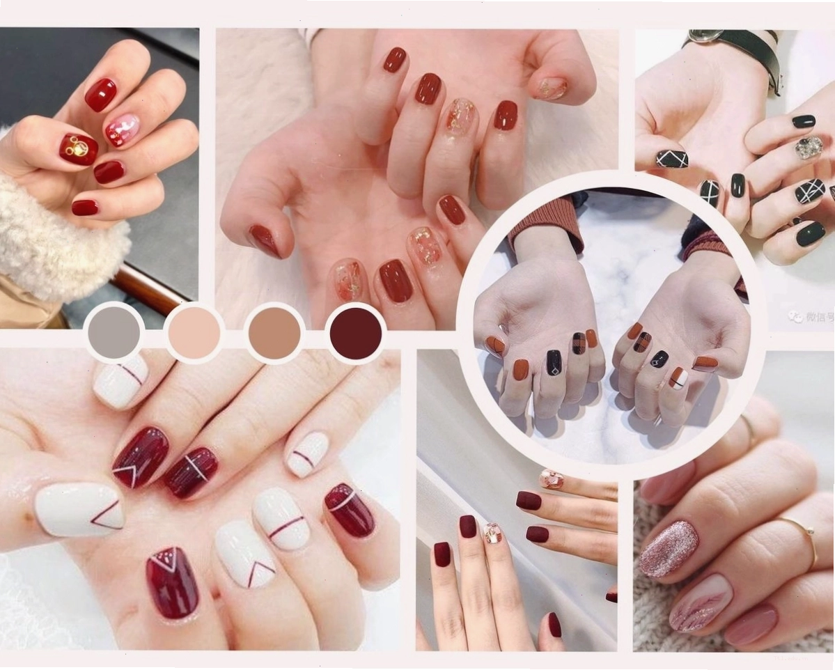 Mẫu sơn móng tay đẹp đơn giản với tông màu nude nhẹ nhàng