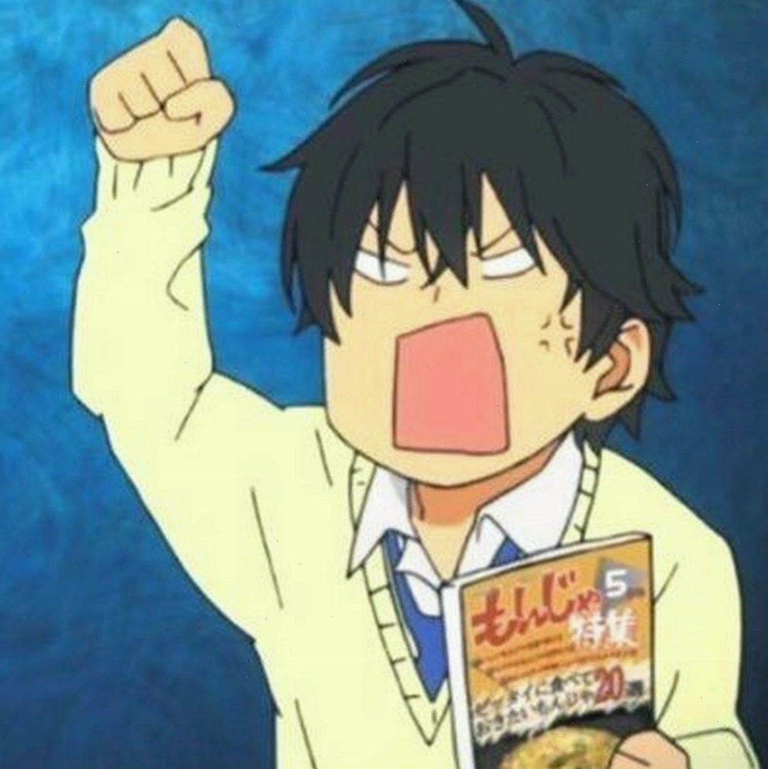 Meme anime thể hiện sự tức giận hài hước