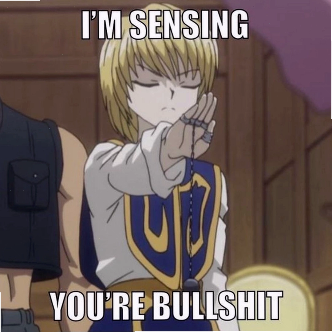 Meme anime với biểu cảm thú vị