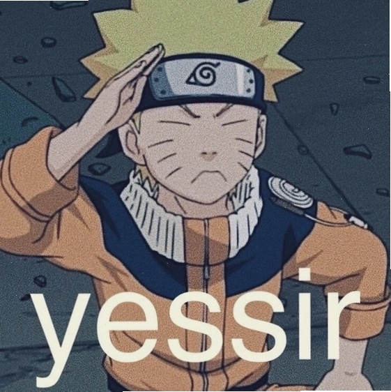 Meme anime với câu nói Yes Sir