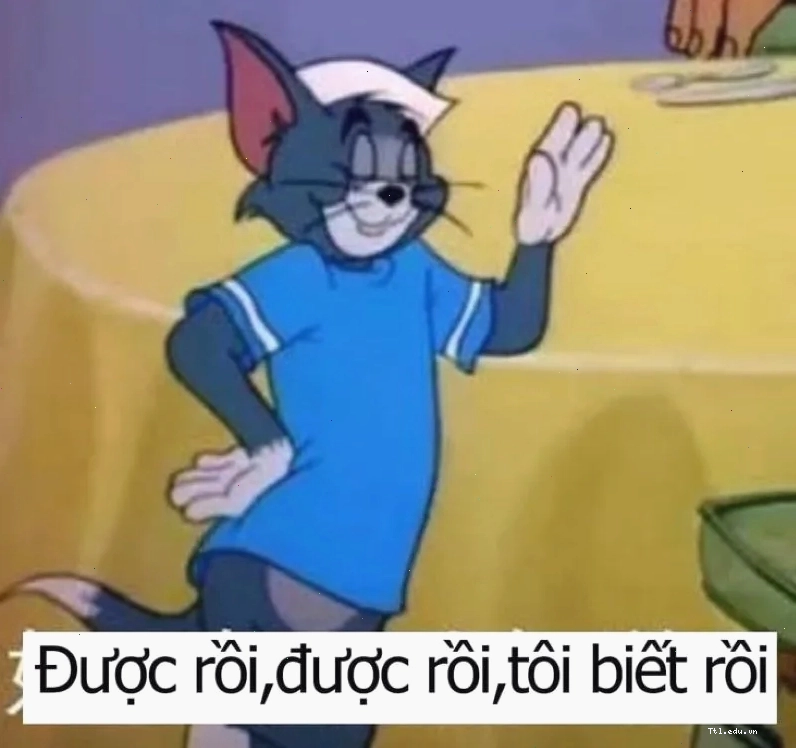 Meme đéo tin thể hiện sự không tin tưởng