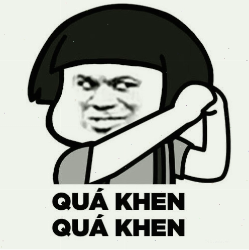 Meme gấu trúc thể hiện sự quá khen, không dám nhận